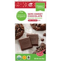 Simple Truth Organic Chocolate Baking Squares Semi-Sweet - 113g - Melhor Preço