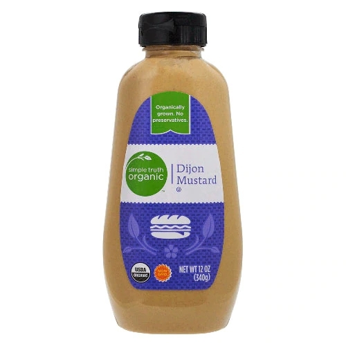 Mostarda Dijon Orgânica Simple Truth 340g - Pronta Entrega