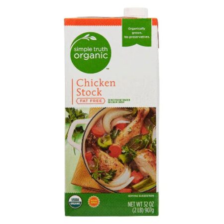 Simple Truth® Organic Fat Free Chicken Stock -- 32 fl oz