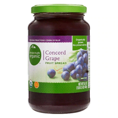 Simple Truth Geleia Orgânica de Uva Concorde 468g - Melhor Preço