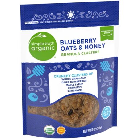 Simple Truth® Organic Granola Clusters Blueberry Oats & Honey -- 11 oz