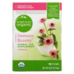 Simple Truth Organic Chá Herbal Suplemento Imunidade Equinácea - 24g (16 Sachês) - Oferta Online