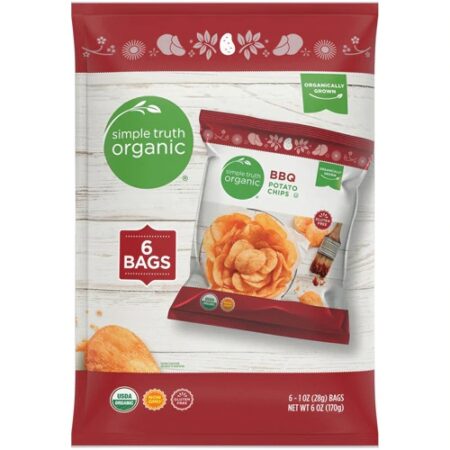 Simple Truth® Organic Potato Chips BBQ -- 1 oz Each / Pack of 6