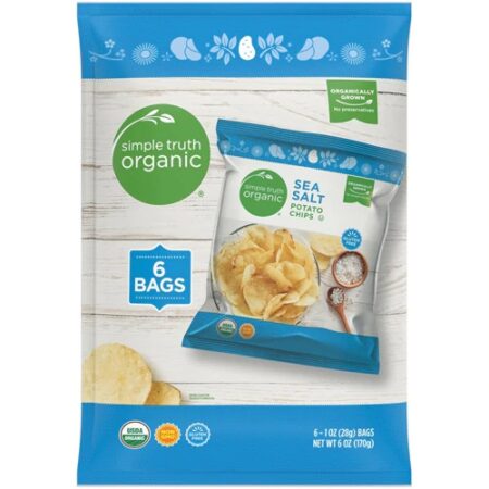 Simple Truth® Organic Potato Chips Sea Salt -- 1 oz Each / Pack of 6