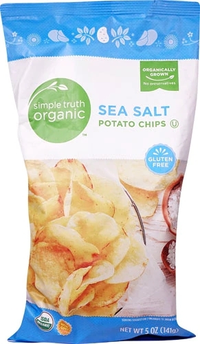 Batata Chips Orgânica Simple Truth Sal Marinho 141.75g - Pronta Entrega