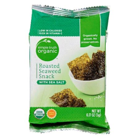 Simple Truth® Organic Roasted Seaweed Snack with Sea Salt -- 0.17 oz