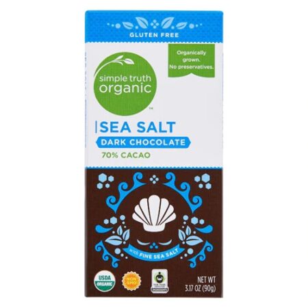 Simple Truth® Organic Sea Salt Dark Chocolate Bar -- 3.17 oz