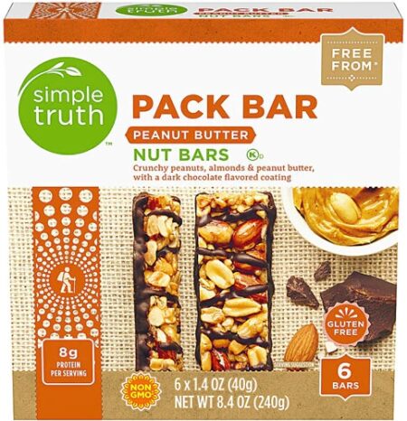 Simple Truth® Pack Bar Peanut Butter -- 6 Bars