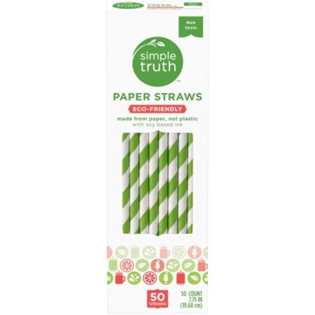 Simple Truth® Eco Friendly Paper Straws -- 50 Straws