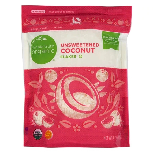 Flocos de Coco Orgânicos Sem Açúcar Simple Truth 227g - Melhor Preço