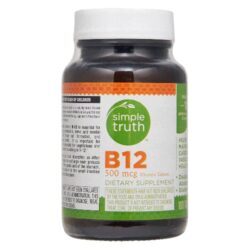 Simple Truth® Vitamina B12 500 mcg - 100 Tabletes: Energia e Bem-Estar Essenciais
