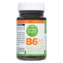 Simple Truth Vitamina B6 100mg - 50 Comprimidos: Suporte Essencial para Sua Saúde