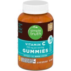 Gomas de Vitamina C Laranja Simple Truth® - 250mg por Dose - 100 Gomas - Imunidade e Bem-Estar