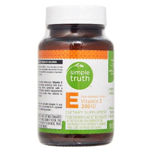 Simple Truth Vitamina E 200 UI - 90 Cápsulas: Para que serve a Vitamina E?