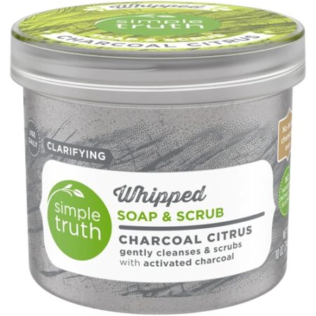 Simple Truth® Whipped Soap & Scrub Charcoal Citrus -- 10 oz