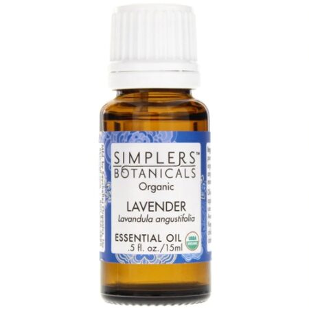 Simplers Botanicals Organic Lavender Essentail Oil -- 0.5 fl oz