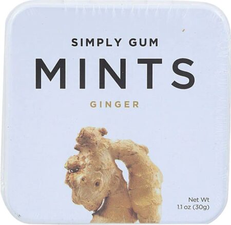 Simply Gum Natural Breath Mints Ginger -- 30 Mints