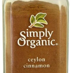 Canela Ceylão Moída Simply Organic - 59g: Sabor Autêntico e Bem-Estar Natural