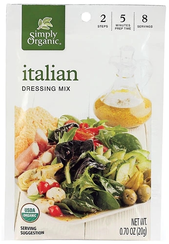 Simply Organic Tempero para Salada Italiano - 20g: Sabor Autêntico e Saudável
