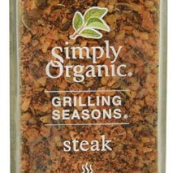 Tempero Orgânico Simply Organic para Churrasco de Carne Bovina - 65g