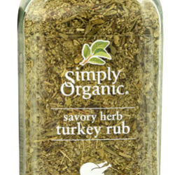 Tempero Orgânico Savory Herb Turkey Rub Simply Organic 70g - Sabor Autêntico para Aves