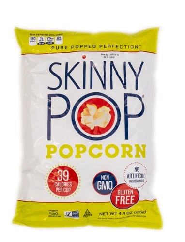 SkinnyPop Pipoca Sem Glúten Original - 125g: Leveza e Sabor em Cada Grão