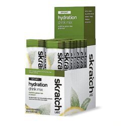 Skratch Labs Hidratação Esportiva Matcha e Limão - 20 Pacotes (20g cada)