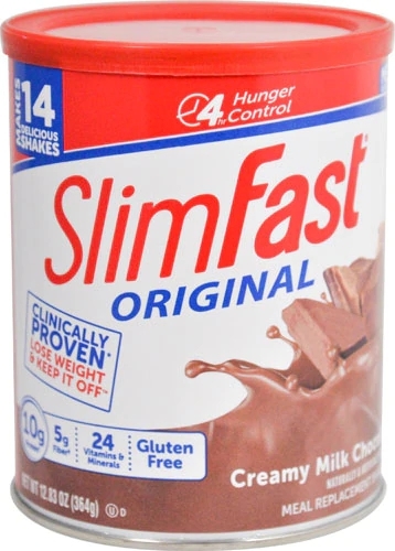 SlimFast Original Pó Chocolate ao Leite Cremoso 364g - Shake Emagrecedor Eficaz