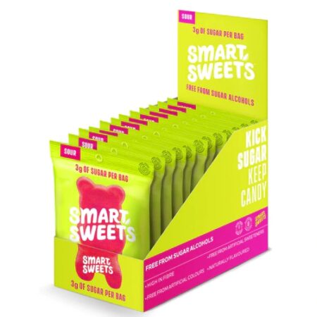 Smart Sweets Gummy Bears Gluten Free Sour -- 12 Bags