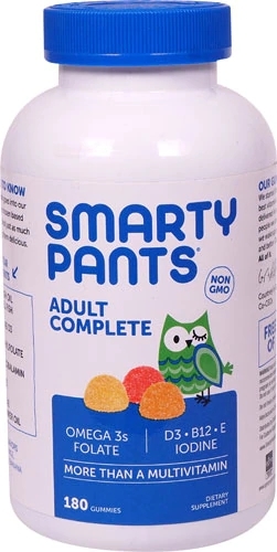 SmartyPants Adult Complete Multivitamínico - 180 Gomas | Saúde e Energia Essenciais