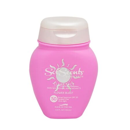 Sol Scents Clear Face Sunscreen Lotion SPF 50 - Flower Blast -- 3.4 fl oz