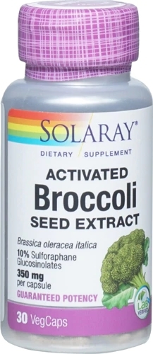 Solaray Extrato de Semente de Brócolis Ativado 350mg - 30 Cápsulas Vegetais - Seu Aliado Natural para Saúde e Bem-Estar