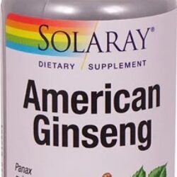 Solaray American Ginseng 480mg - 50 VegCaps: Energia Natural e Bem-Estar