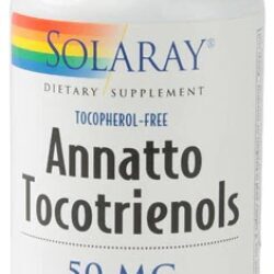 Solaray Annatto Tocotrienóis 50mg - 60 Cápsulas Softgel: Seu Aliado Antioxidante Potente