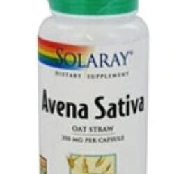 Solaray Avena Sativa Aveia 350mg - 100 Cápsulas: Energia e Bem-Estar Natural
