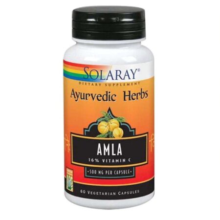 Solaray Ayurvedic Herbs Amla Dietary Supplement -- 500 mg - 60 Vegetarian Capsules