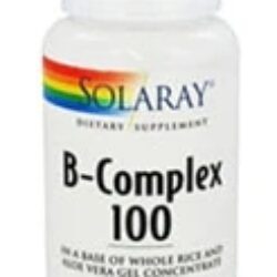 Solaray B-Complex 100 - 50 Cápsulas Vegetarianas: Energia e Bem-Estar Essenciais
