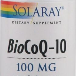 Solaray BioCoQ-10 100 mg - 60 Cápsulas Gelatinosas: Sua Fonte de Energia e Bem-Estar