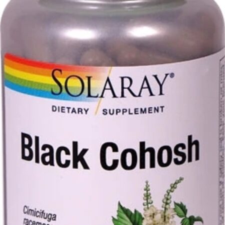 Solaray Black Cohosh 540 mg – 180 Cápsulas Vegetais: Alívio Natural para o Bem-Estar Feminino — foto 1
