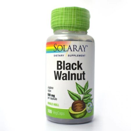 Solaray Black Walnut Hull -- 500 mg - 100 Capsules