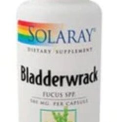 Solaray Bladderwrack 580 mg - 100 Cápsulas: Alga Marinha para Saúde e Bem-Estar