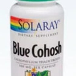 Solaray Blue Cohosh Root - Raiz de Blue Cohosh (Caulophyllum thalictroides) - 500 mg - 100 Cápsulas