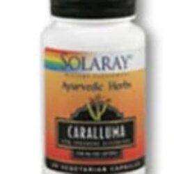 Solaray Caralluma 500 mg - 30 Cápsulas Vegetarianas - Controle de Peso e Bem-Estar Natural