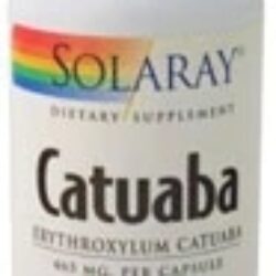 Solaray Catuaba 465mg - 100 Cápsulas: Energia e Vitalidade Natural para Você
