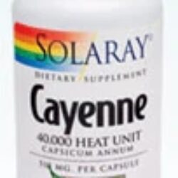 Solaray Pimenta Caiena 515mg - 100 Cápsulas: Potencialize Sua Saúde e Bem-Estar