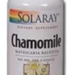 Solaray Camomila 350mg - 100 Cápsulas: Alívio Natural para o Bem-Estar