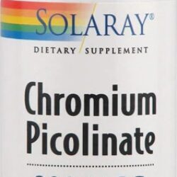 Solaray Cromo Picolinato 200mcg - 200 Comprimidos: O Essencial para seu Bem-Estar Metabólico