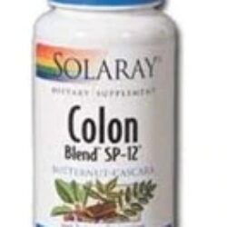 Solaray Colon Blend™ SP-12™ - 100 Cápsulas: Limpeza e Bem-Estar Intestinal