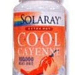 Solaray Cool Cayenne™ Extra Hot: 90 Cápsulas de Pimenta Mais Forte para o Seu Bem-Estar