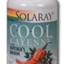 Solaray Cool Cayenne™ com Butcher's Broom - 90 Cápsulas | Suporte Circulatório e Bem-Estar